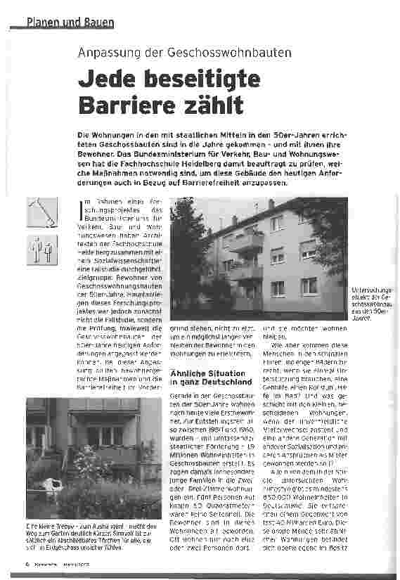 Vorschauseite 1: Jede beseitigte Barriere zählt