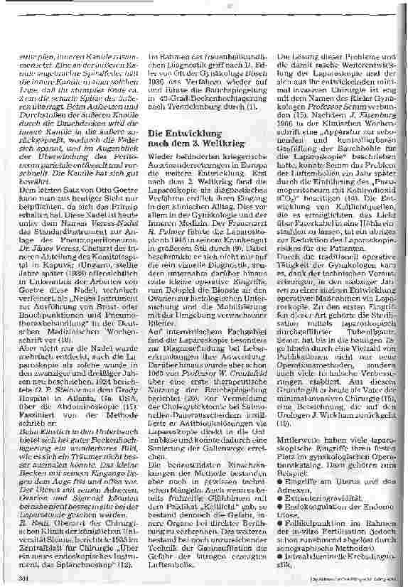 Vorschauseite 2: Die minimal-invasive Chirurgie 2.Folge: Historische Entwicklung der Laparoskopie