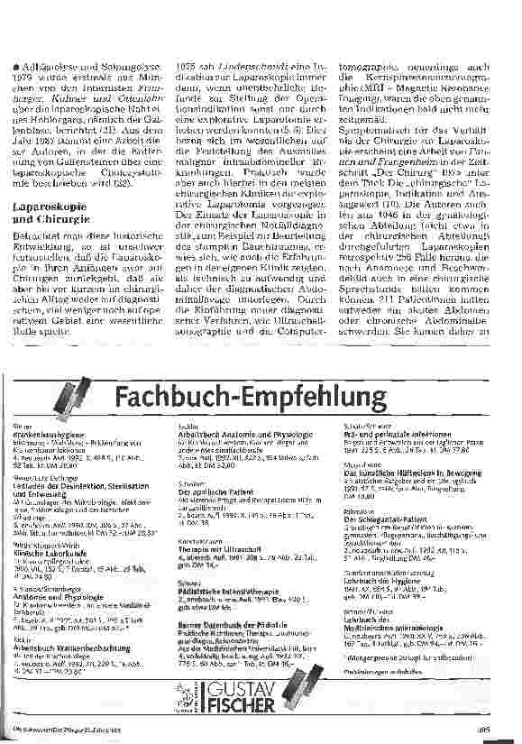 Vorschauseite 3: Die minimal-invasive Chirurgie 2.Folge: Historische Entwicklung der Laparoskopie