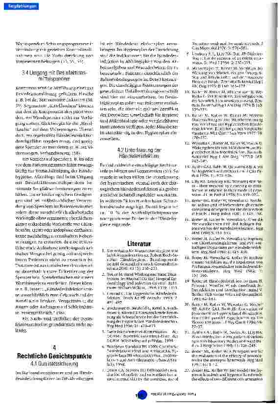 Vorschauseite 4: Händedesinfektion und Händehygiene