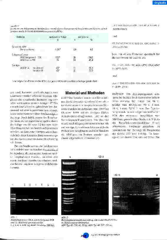 Vorschauseite 2: Adenoviren als ursächliches Agens von Enteritiden im Kindesalter