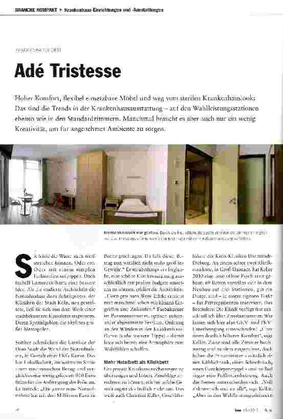 Vorschauseite 1: Ade Tristesse