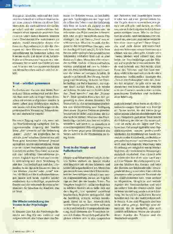 Vorschauseite 3: Trost - eine menschliche Grunderfahrung