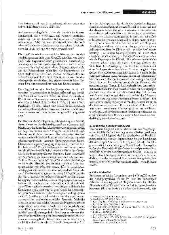 Vorschauseite 2: Das Pflegezeitgesetz
