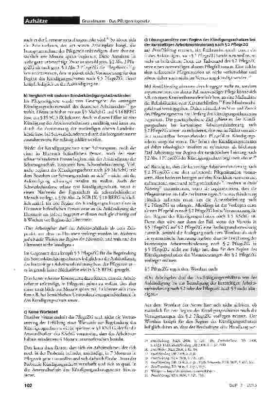 Vorschauseite 3: Das Pflegezeitgesetz