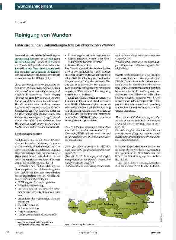 Vorschauseite 1: Reinigung von Wunden