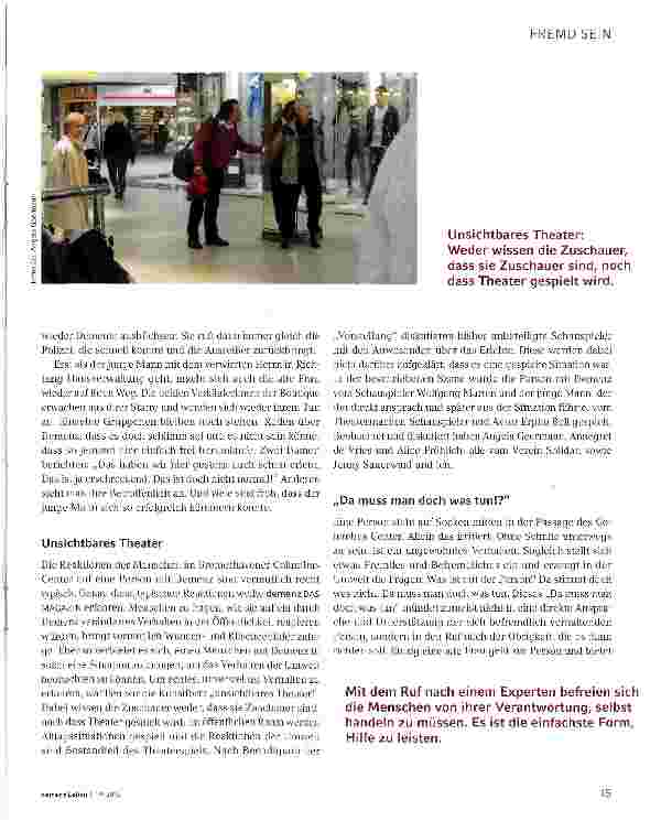 Vorschauseite 2: Demenz: zwischen Obrigkeitsdenken, Wegsehen und Betroffenheit