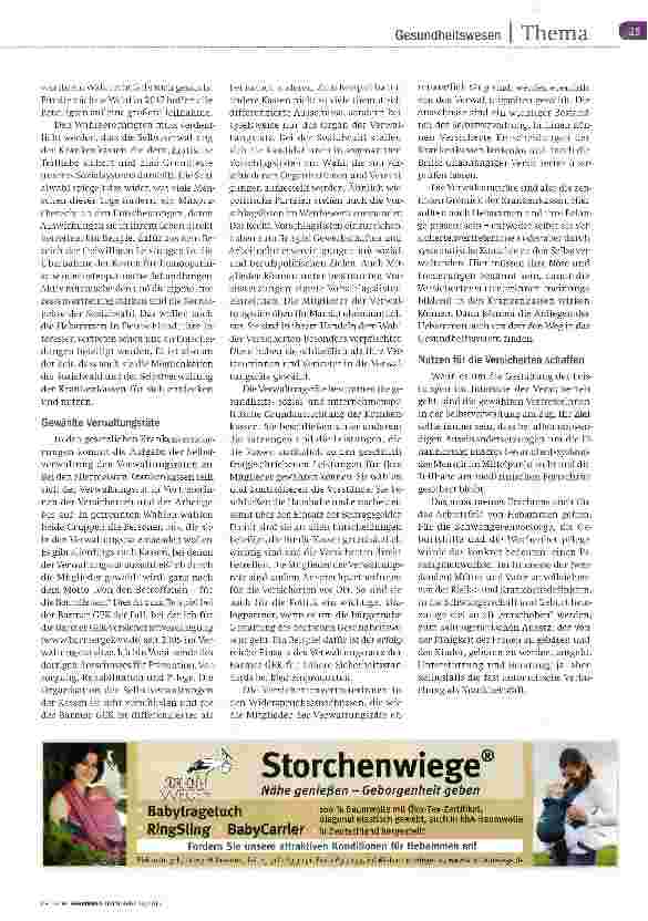Vorschauseite 2: Die Stimme der Versicherten
