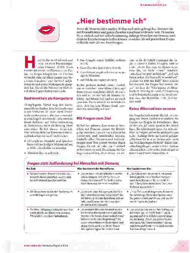 Vorschauseite 1: Hier bestimme ich