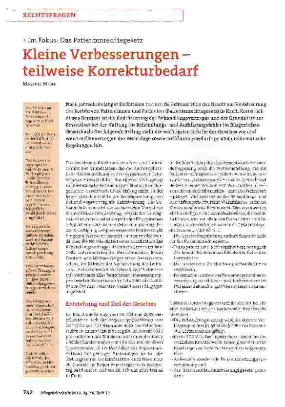 Vorschauseite 1: Kleine Verbesserungen -teilweise Korrekturbedarf
