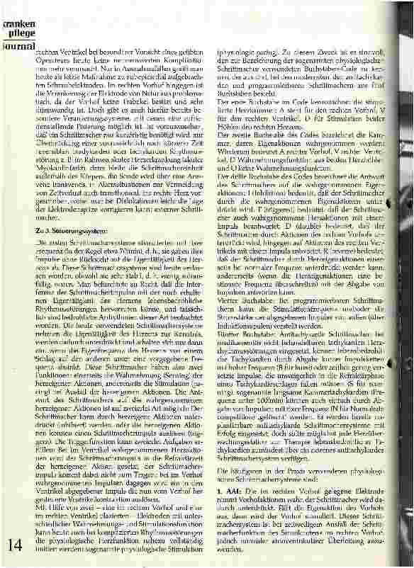 Vorschauseite 3: Was ist und wie funktioniert ein Herzschrittmacher?