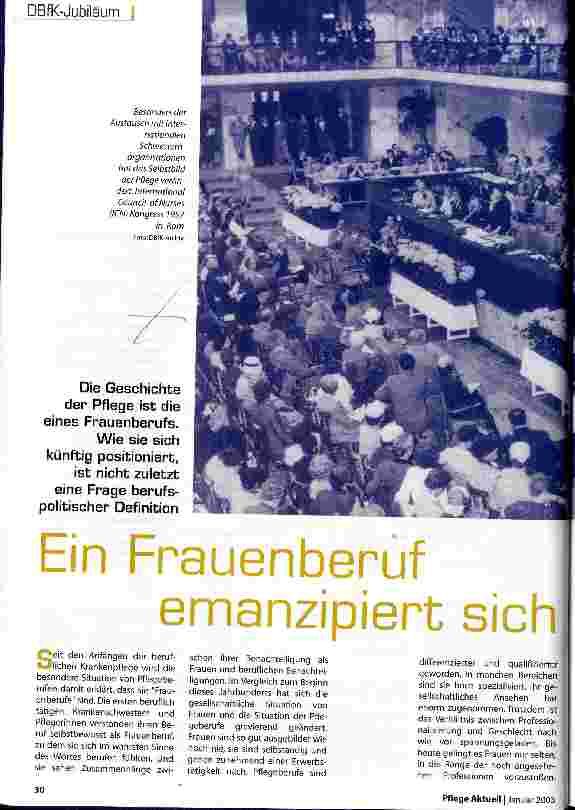 Vorschauseite 1: Ein Frauenberuf emanzipiert sich