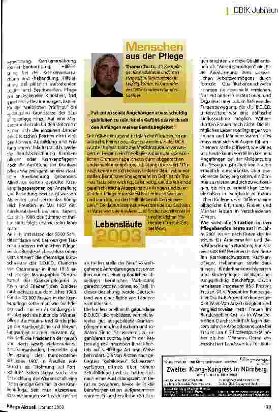 Vorschauseite 4: Ein Frauenberuf emanzipiert sich