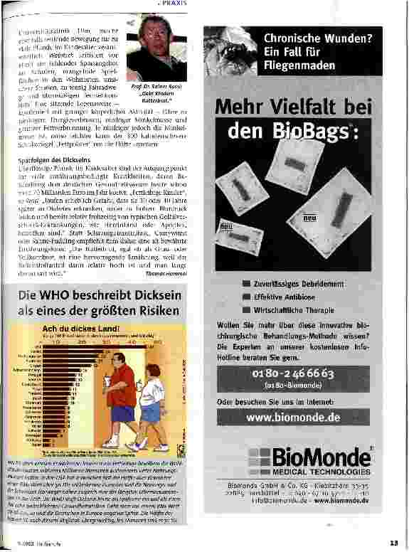 Vorschauseite 2: Currywurst, Gameboy, Bewegungsarmut