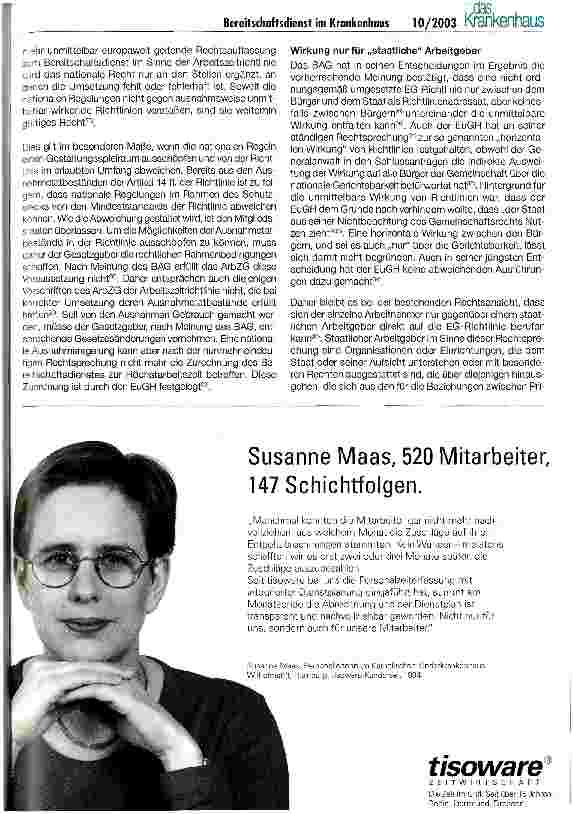 Vorschauseite 3: Quo vadis Bereitschaftsdienst?