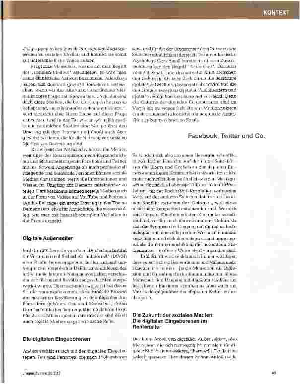 Vorschauseite 2: Soziale Medien als Vermittler