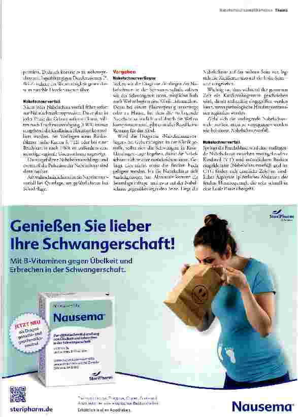Vorschauseite 2: Nabelschnurvorliegen und Nabelschnurvorfall