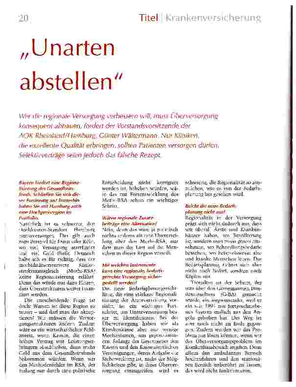 Vorschauseite 1: Unarten abstellen