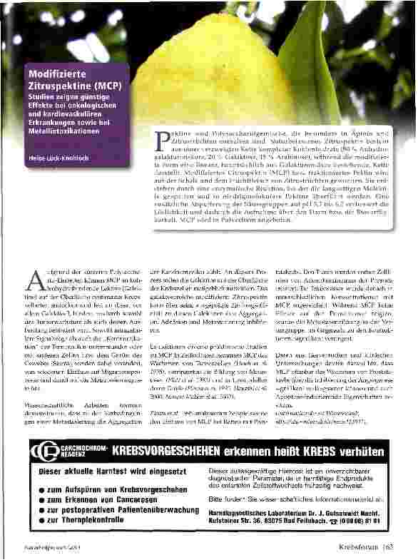 Vorschauseite 1: Modifizierte Zitrospektive