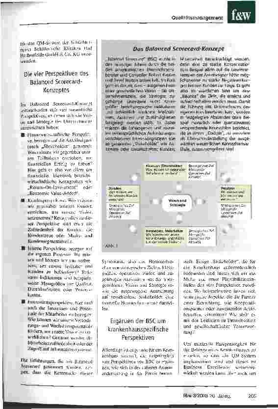 Vorschauseite 2: Praktische Erfahrungen mit Balanced Scorecard Qualität zahlt sich auch ökonomisch aus