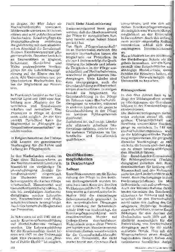 Vorschauseite 2: Qualifikationsmöglichkeiten im tertiären Bildungsbereich