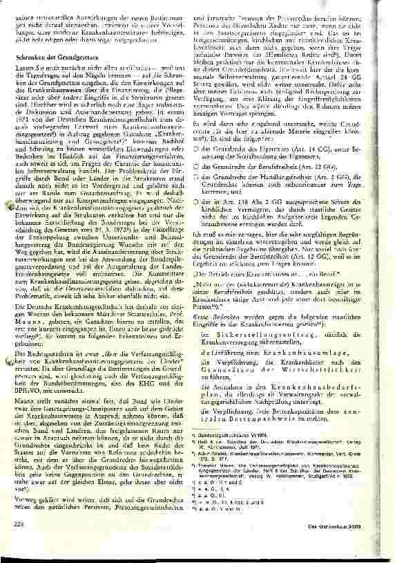 Vorschauseite 2: Auswirkungen des KHG und der Bundespflegesatzverordnung auf Planung und Struktur von Krankenhäusern