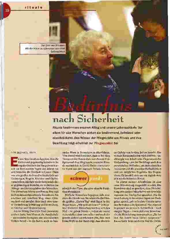 Vorschauseite 1: Bedürfnis nach Sicherheit