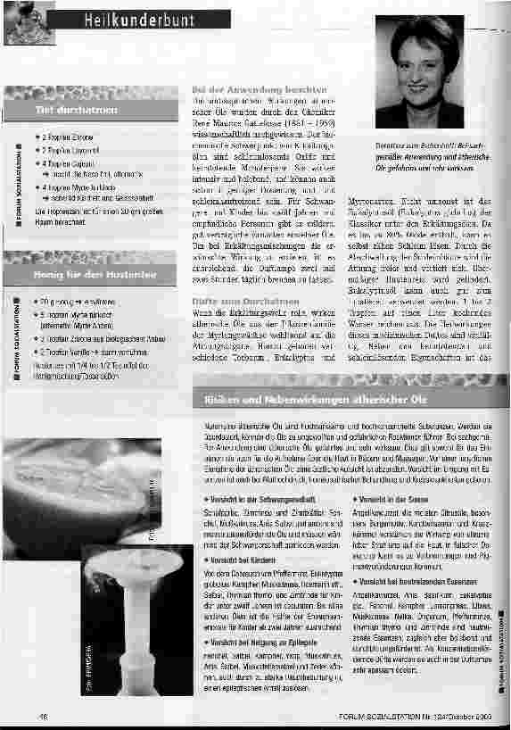 Vorschauseite 2: Eukalyptus macht die Nase frei Wie Gerüche unsere Gefühle und Gedanken beeinflussen.