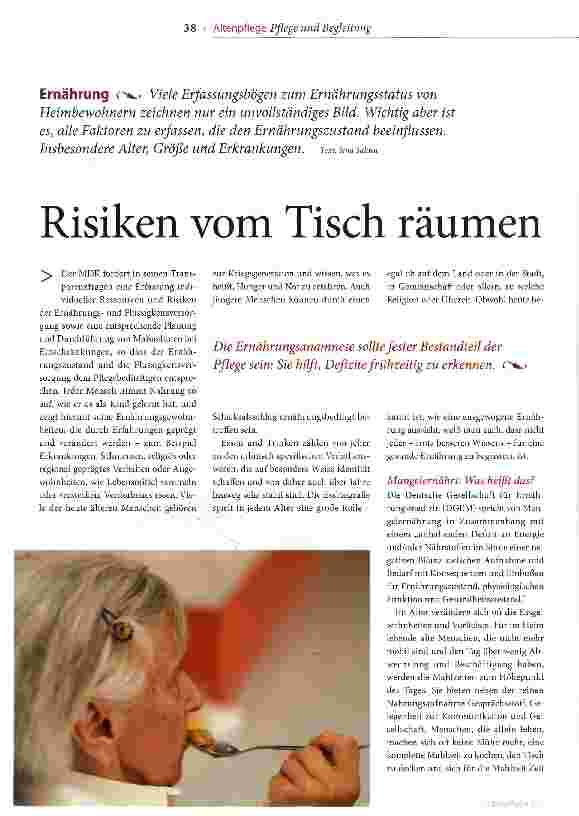 Vorschauseite 1: Risiken vom Tisch räumen