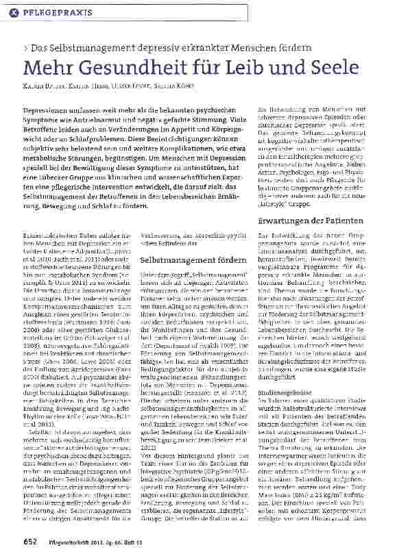 Vorschauseite 1: Mehr Gesundheit für Leib und Seele