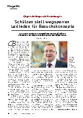 Vorschauseite 1: Schützen statt wegsperren: Leitfaden für Besuchskonzepte