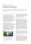 Vorschauseite 1: Digitale Fieberkurve Endlich mehr Zeit