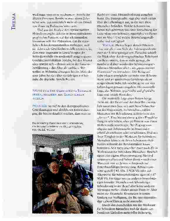 Vorschauseite 3: BEI DER VERSORGUNG VON ÄLTEREN MENSCHEN MIT BEHINDERUNG GIBT ES VIEL ZU VERBESSERNDAS PROALTER-EXPERTEN-INTERVIEW