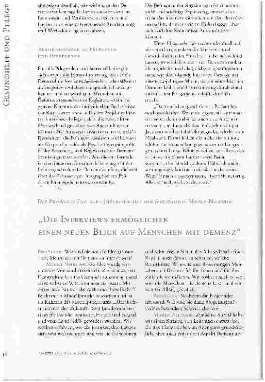 Vorschauseite 3: ICH VERGESSE SEHR VIEL. UND DAS IST GANZ SCHLIMM.