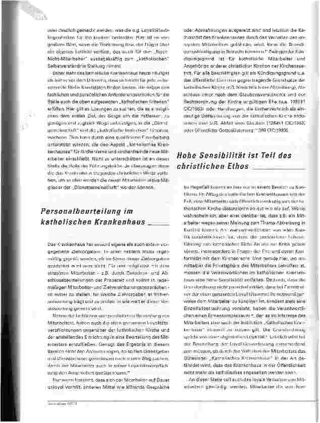 Vorschauseite 4: Wo Menschen für Menschen arbeitenDas Besondere der Personalentwicklung im katholischen Krankenhaus