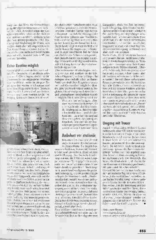 Vorschauseite 2: Ein zweites Zuhause. Kinderhospize