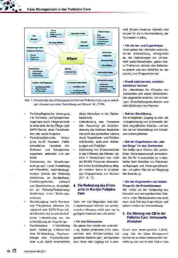 Vorschauseite 2: Case Management in der Palliative Care