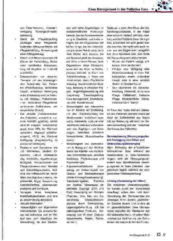Vorschauseite 5: Case Management in der Palliative Care