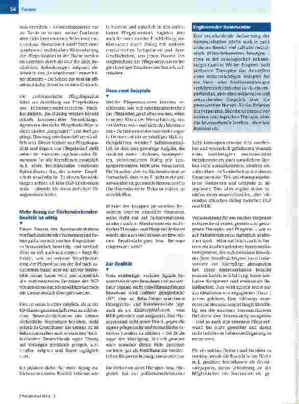Vorschauseite 2: Verdrängung oder realistische Analyse?