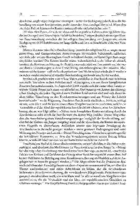 Vorschauseite 6: Die Diskussion über die Beschneidung minderjähriger Jungen in Frankreich - eine Gegenwartsanalyse