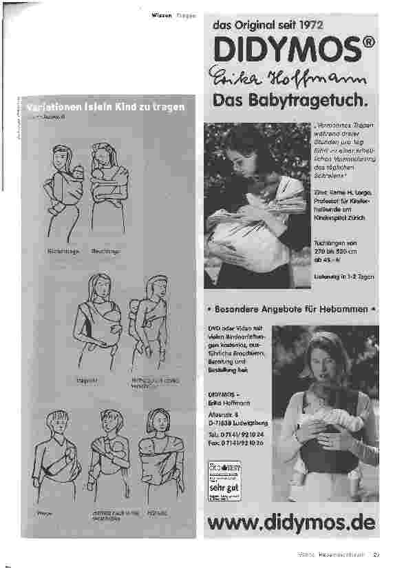 Vorschauseite 4: Ein Baby will am Körper sein
