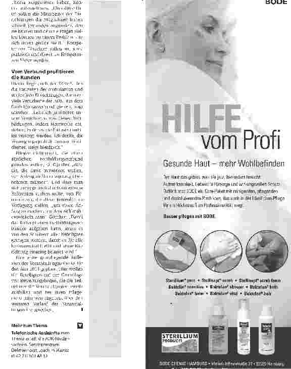 Vorschauseite 4: Das Wissen Einzelner wird zum Wissen VielerInnovation: Ambulante und stationäre Pflege bilden Fortbildungsverbund