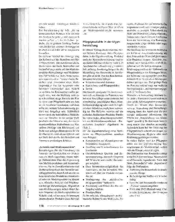 Vorschauseite 3: Gefahrstoffe, Medizinprodukte, Pflegeprodukte