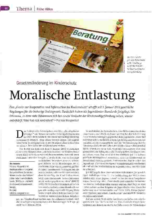 Vorschauseite 1: Moralische Entlastung