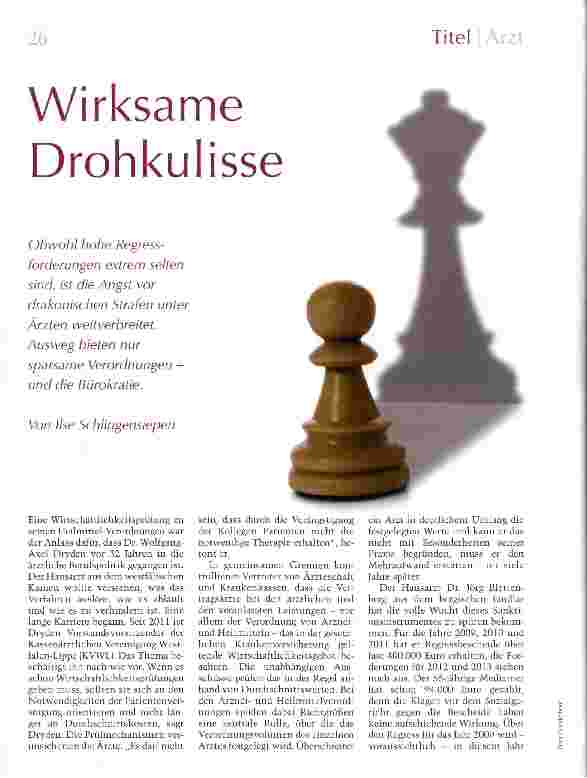 Vorschauseite 1: Wirksame Drohkulisse