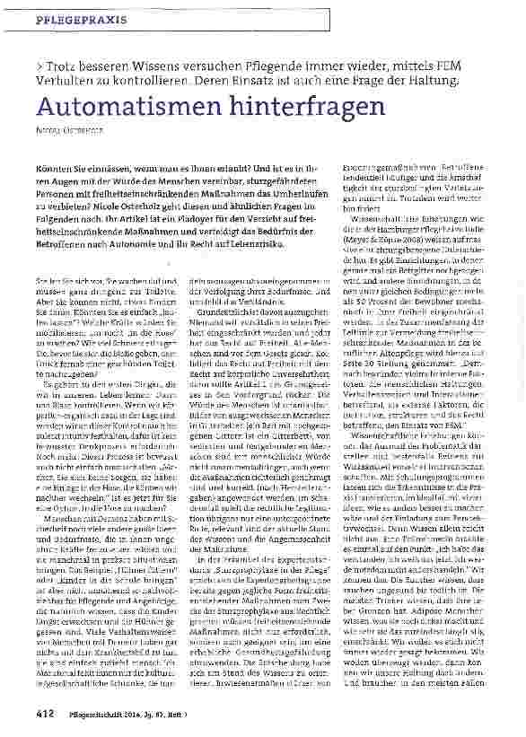 Vorschauseite 1: Automatismen hinterfragen