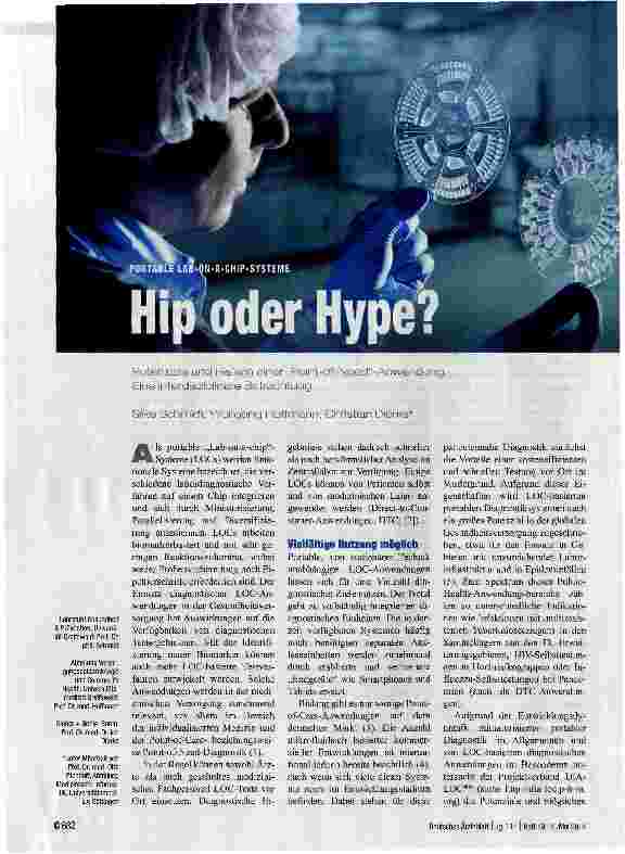 Vorschauseite 1: Hip oder Hype?