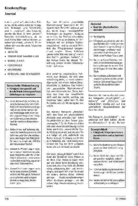 Vorschauseite 3: Dekubitus-Risikoskalen im Vergleich