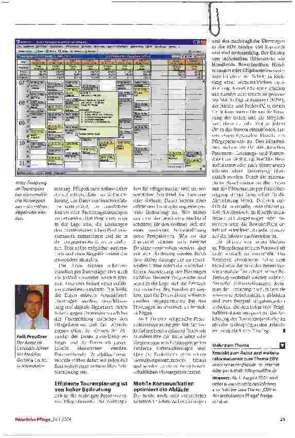 Vorschauseite 3: Wirtschaftlich planen könnenCheckliste: Anforderungen an moderne Software für Pflegedienste