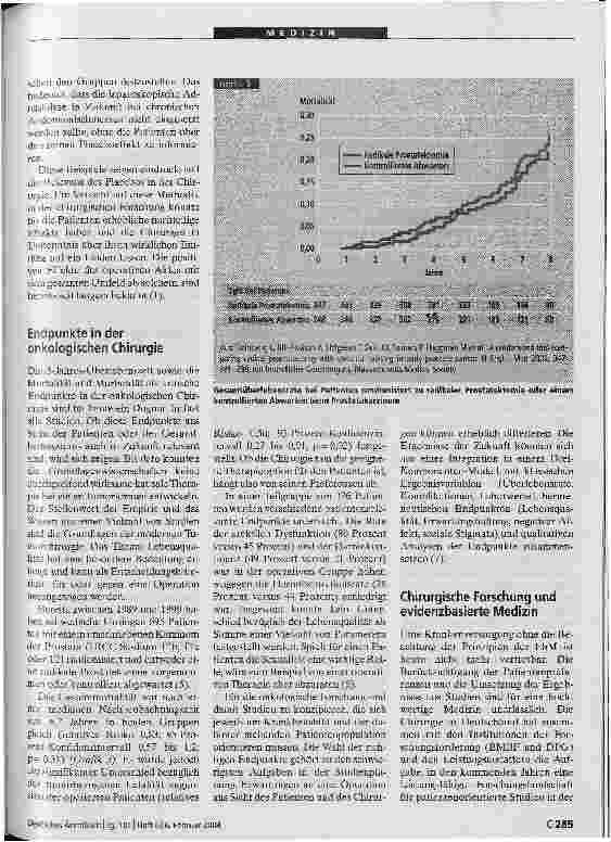 Vorschauseite 4: Plädoyer für mehr evidenzbasierte Chirurgie